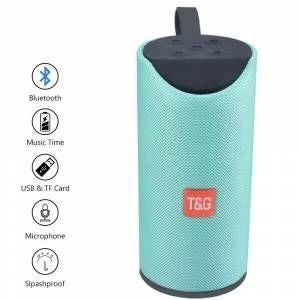 مكبر ومضخم صوت ستيريو TG113 بقدرة 10 وات مزود بتقنية البلوتوث ومشغل MP3 ومنفذ AUX ومنفذ USB وراديو FM أخضر - Image 4