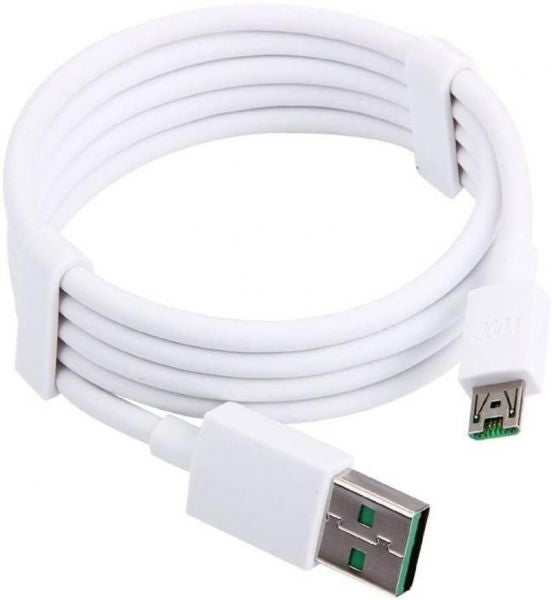 OPPO - VOOC Flash Type-B USB Data Cable UnPacking White - Image 1