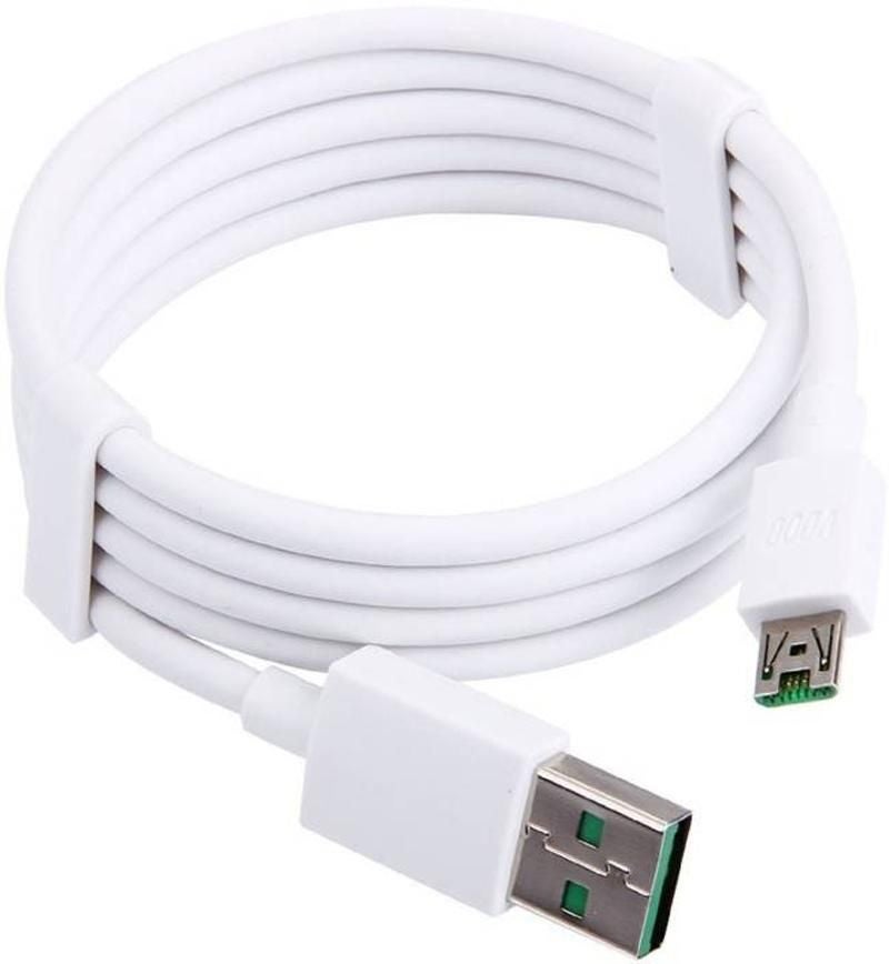 OPPO - VOOC Flash Type-B USB Data Cable UnPacking White - Image 1