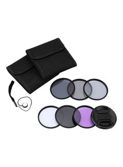 ANDOER 10-Piece Photography Filter Set Black/Clear  - Image 1