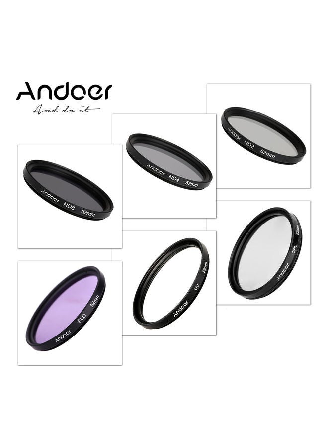 ANDOER 10-Piece Photography Filter Kit Black/Clear/White  - Image 4