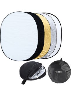 ANDOER 5-Piece Collapsible Studio Photography Light Reflector Set Multicolour  - Image 1