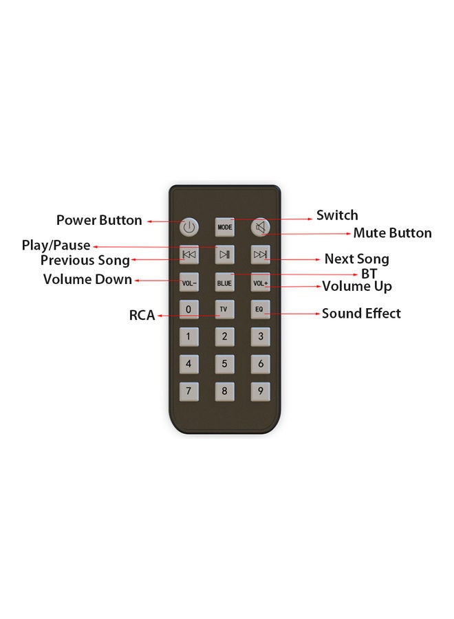 Wireless Bluetooth Speaker Soundbar Black - Image 2