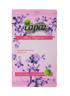 Lapaz Anti Bacterial Scented Wet Wipes 10 Count  - Image 3