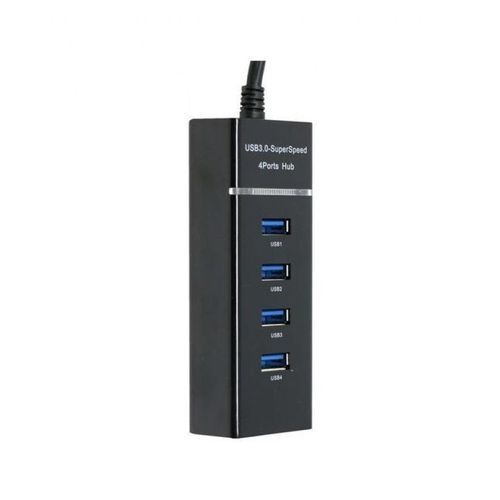 Generic Usb 3.0 External Hub Adapter - 4 Ports black  - Image 2