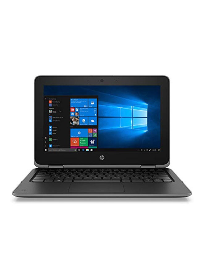 إتش بي برو بوك  x360 11 من الجيل الرابع بشاشة باللمس مقاس 11.6 بوصة ومعالج كور i5 وذاكرة رام سعة 8 جيجابايت ومحرك أقراص SSD سعة ‏256 جيجابايت وبطاقة رسومات إنتل بدقة فائقة الوضوح أسود  - Image 1