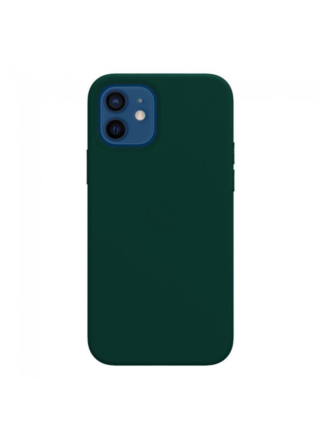 Leather Case Cover With Magsafe For Iphone 12 Pro Green - Image 3