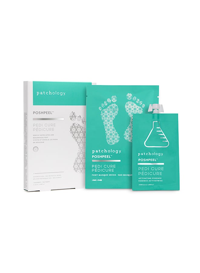 Patchology PoshPeel PediCure- Single Treatment 2X20ml 