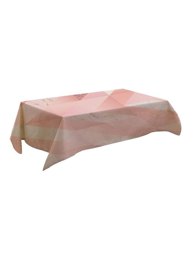 Generic - Stone Texture Pattern Table Cover Pink - Image 1