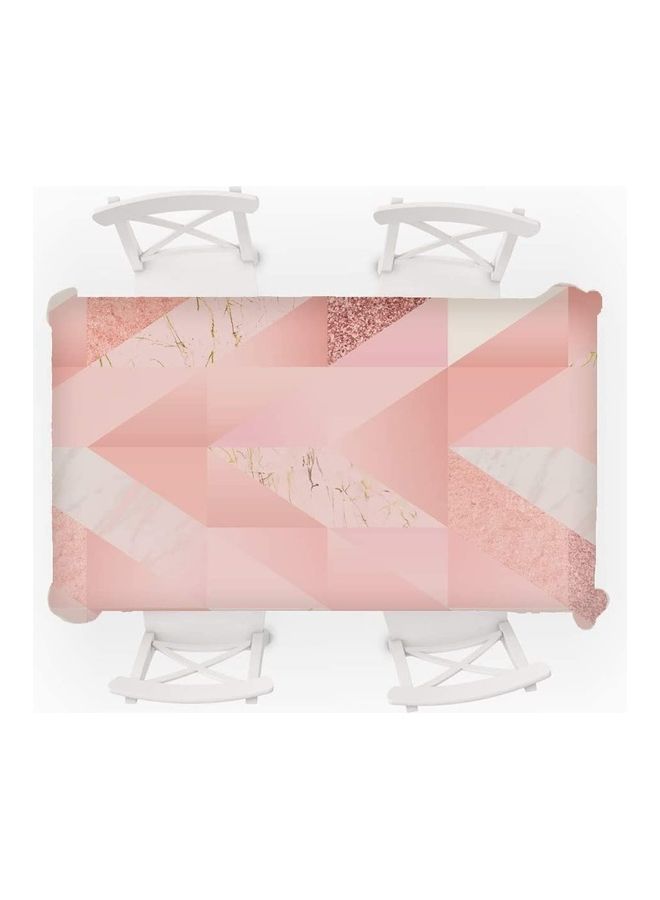 Generic - Stone Texture Pattern Table Cover Pink - Image 1