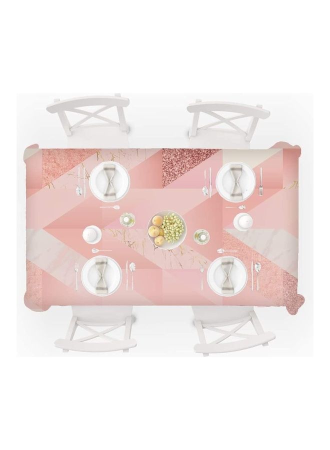 Generic - Stone Texture Pattern Table Cover Pink - Image 1