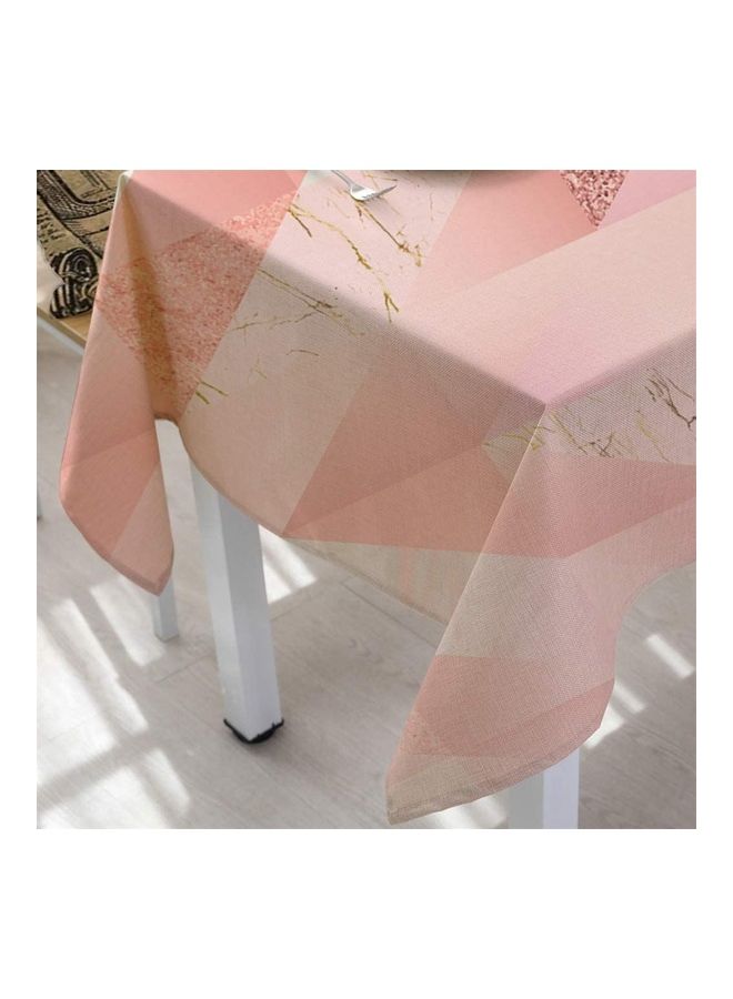 Generic - Stone Texture Pattern Table Cover Pink - Image 1