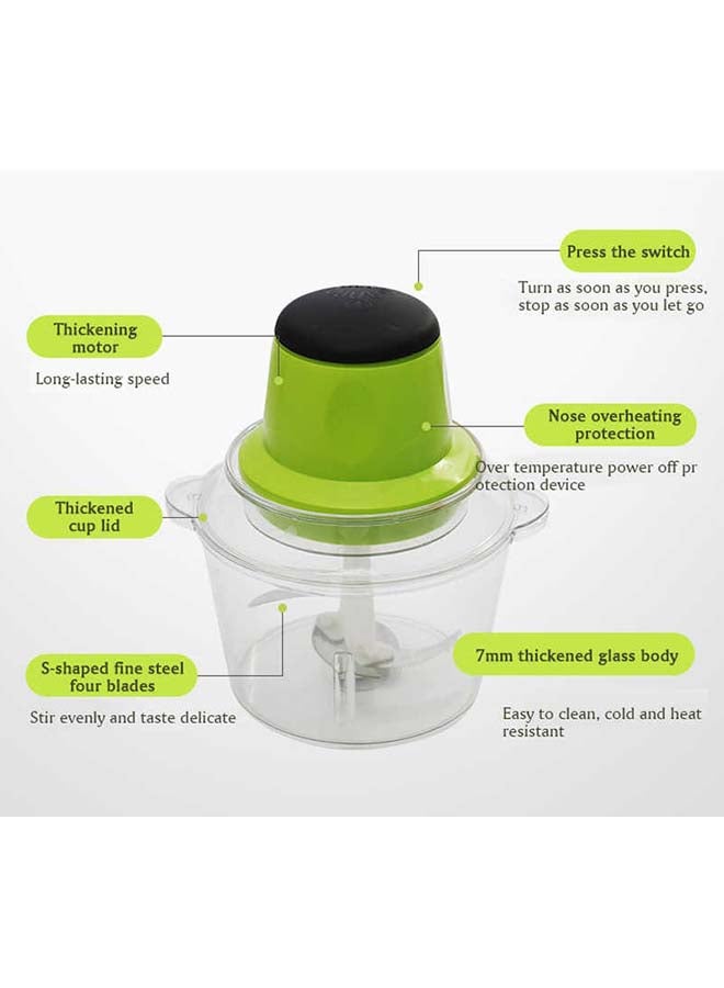 Multi Functional Electric Meat Grinder XZ-784 Green - Image 2