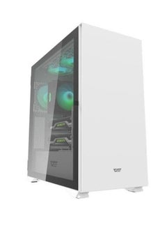 Darkflash DLX22 Iron TYPE-C Dual Magnetic Door ATX Tempered Glass Case with 3 RGB Fans
