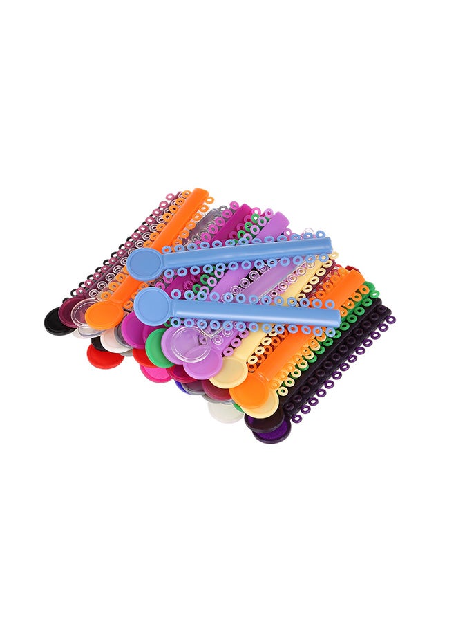 40 High-Elastic Straps With Rubber Braces Multicolour 10x1x9cm - Image 1