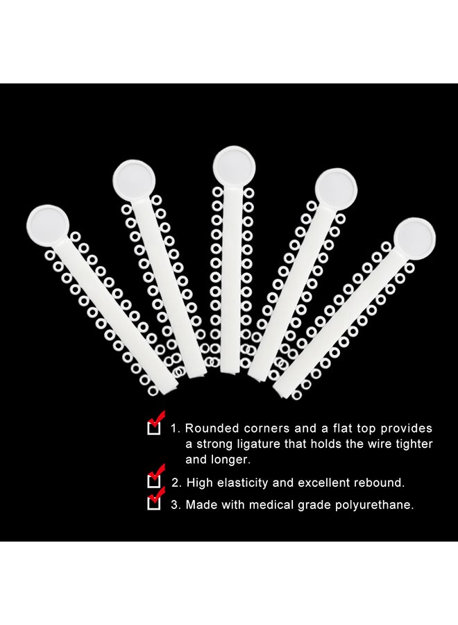40 High-Elastic Straps With Rubber Braces Multicolour 10x1x9cm - Image 3