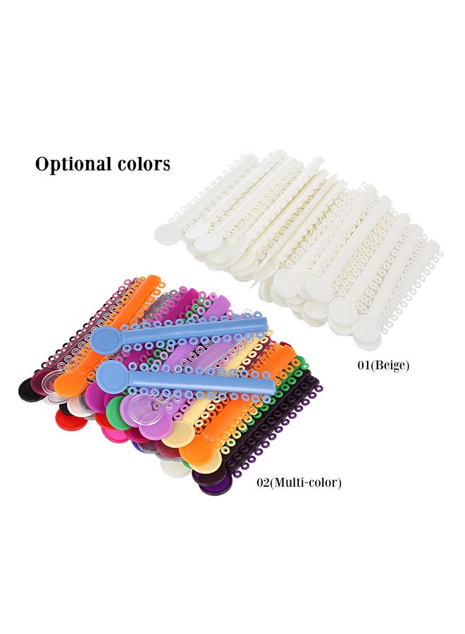 40 High-Elastic Straps With Rubber Braces Multicolour 10x1x9cm - Image 5