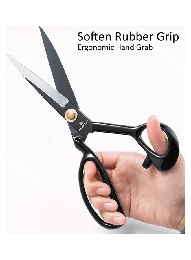 Scissor with Measuring Tape Black