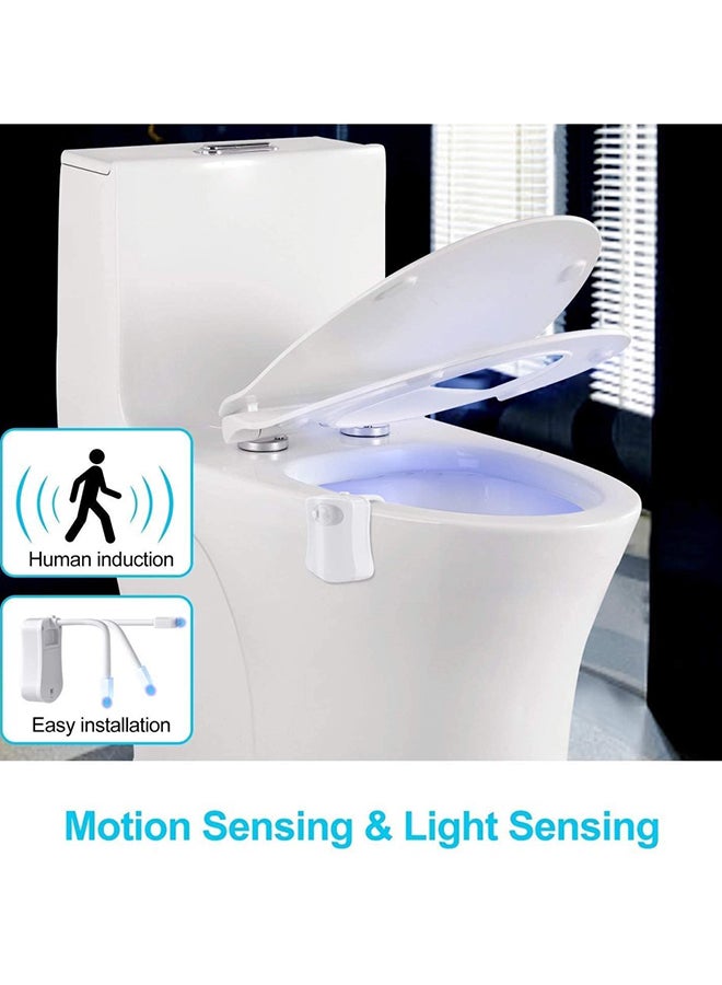 Motion Detecting Toilet Light White 12cm