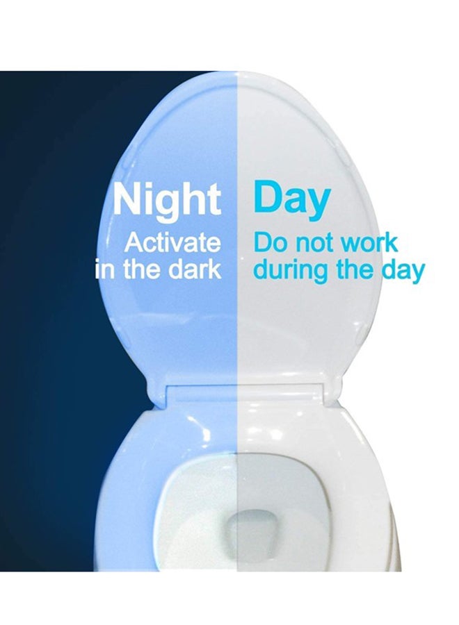 Motion Detecting Toilet Light White 12cm