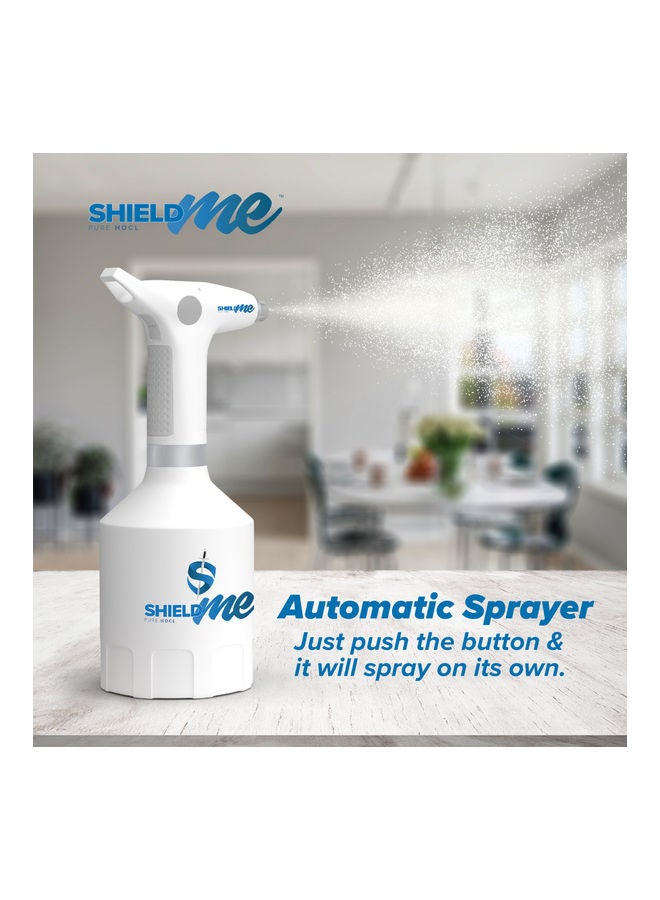 SHIELDme - Set of 2 -Compact Spray Machine & High level Sanitizer White 5Liters - Image 1