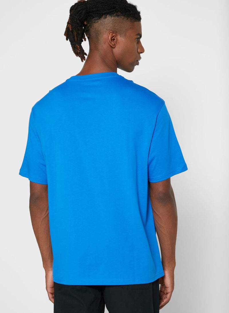 SEMIR Athletics Printed T-Shirt Blue - Image 2