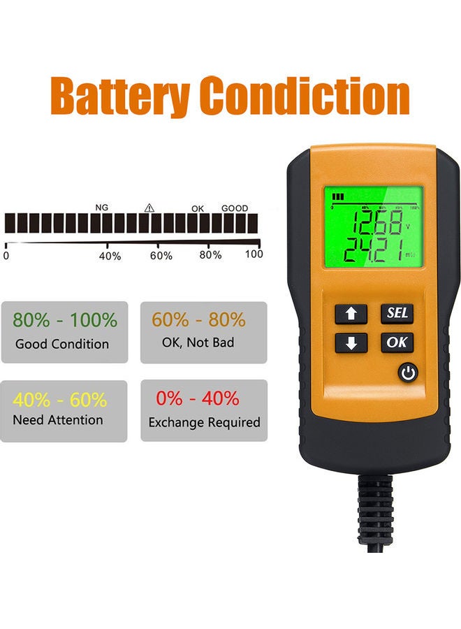 Digital 12V  Car Battery Load Tester