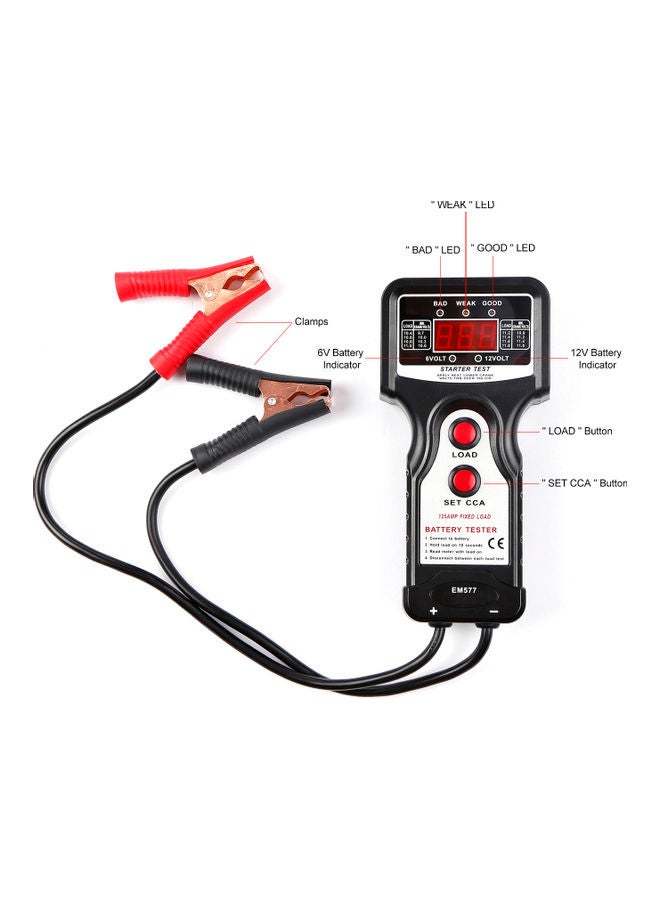 Generic - Automotive Digital Battery Tester - Image 1