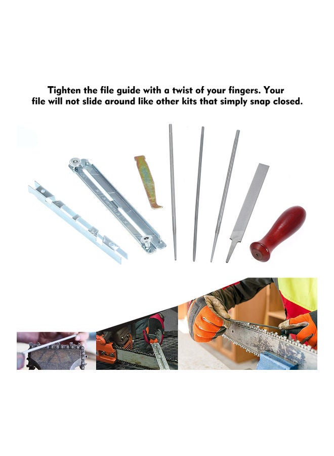 Chainsaw Sharpener File Kit With Parts Set - Image 3