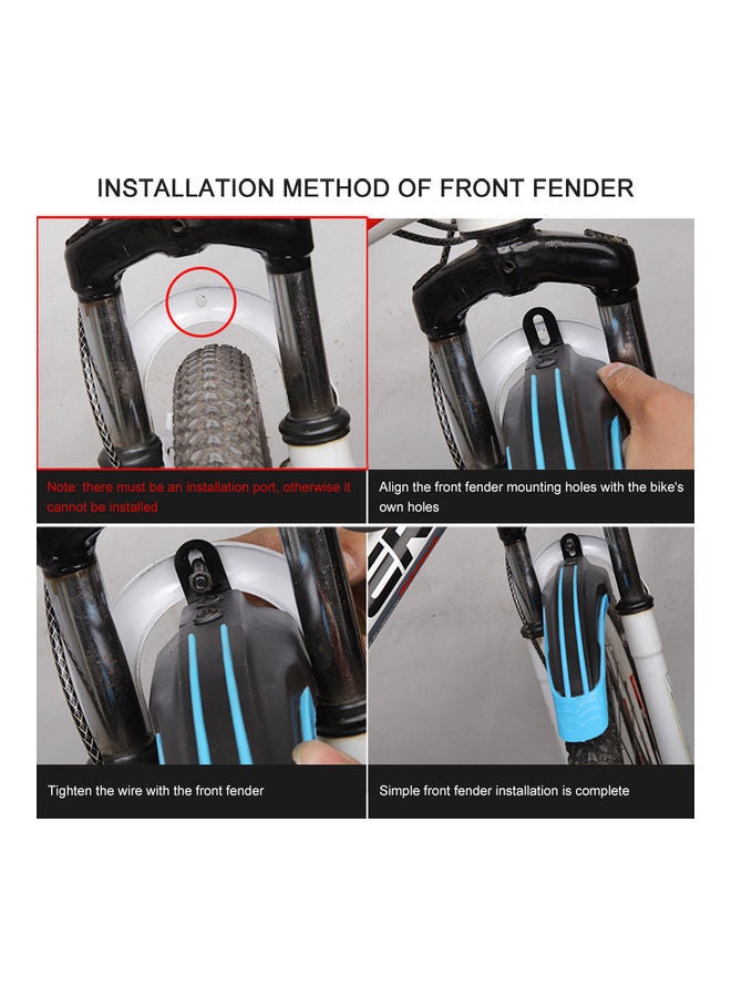 Generic Cycling Front/Rear Tire Mudguard Set  - Image 3