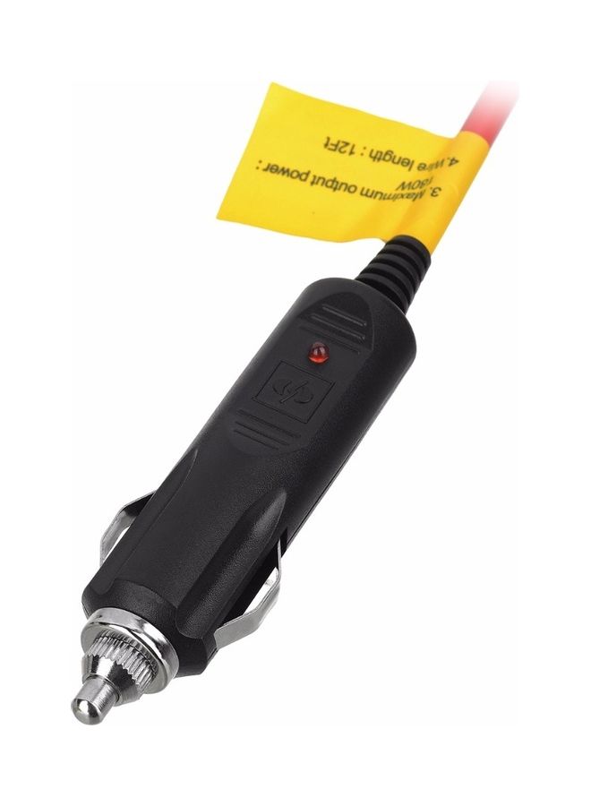 12V/24V Extension Cord with Lighter Plug Socket - Image 1