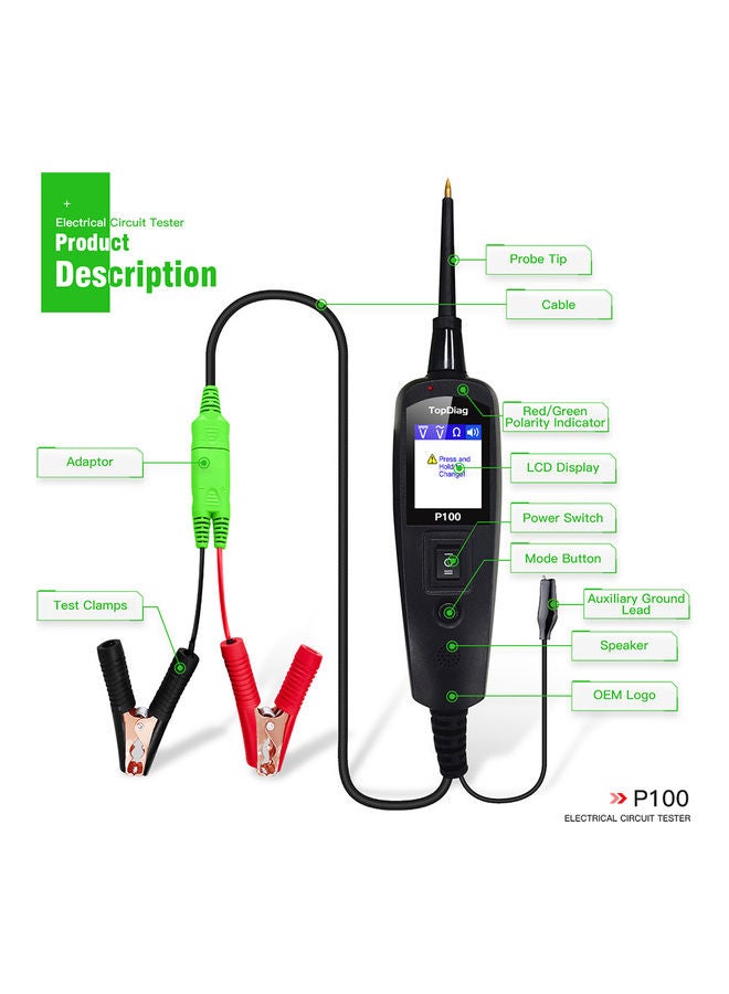 Generic - Electrical Circuit System Tester for Cars and Trucks - Image 1