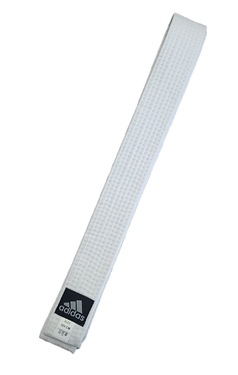 Adidas - Taekwondo Rank Belt - White 220cm - Image 1