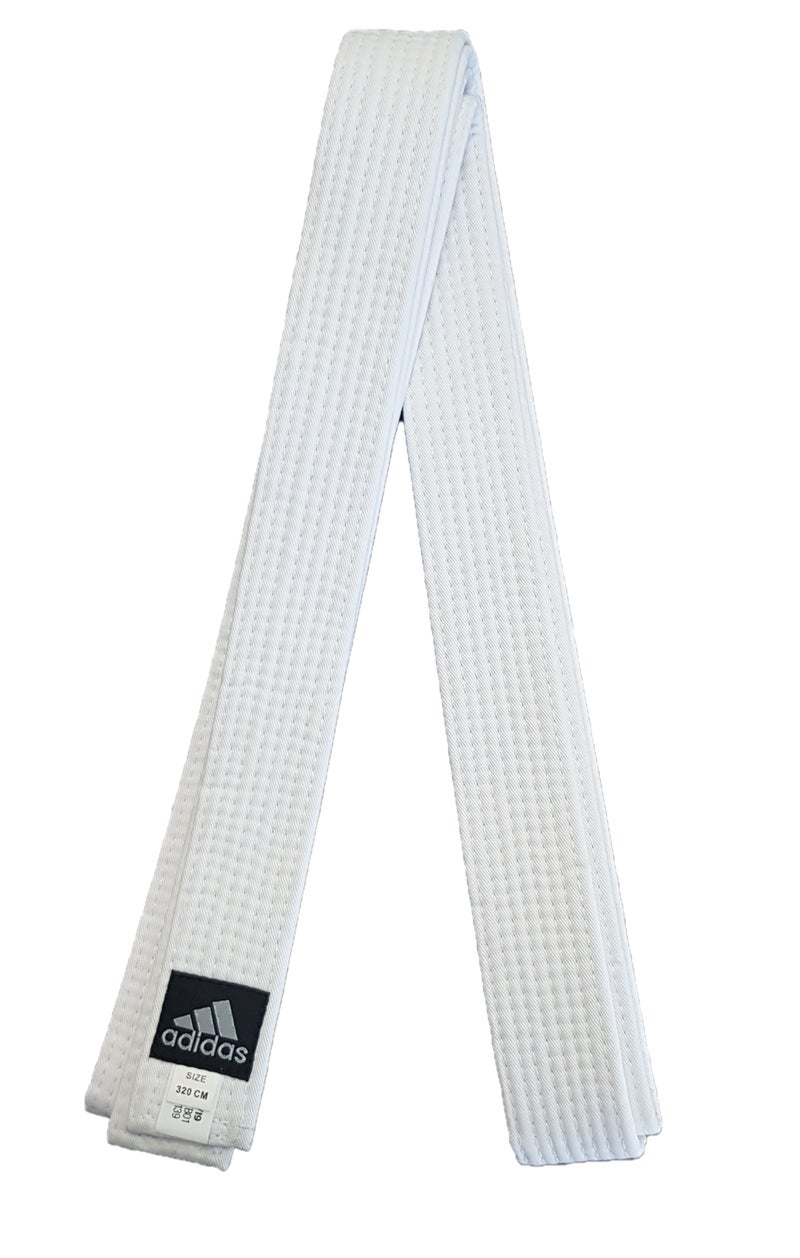 Adidas - Taekwondo Rank Belt - White 220cm - Image 1