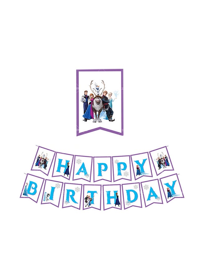 Frozen Theme Birthday Party Decoration And Balloon Set - Image 2