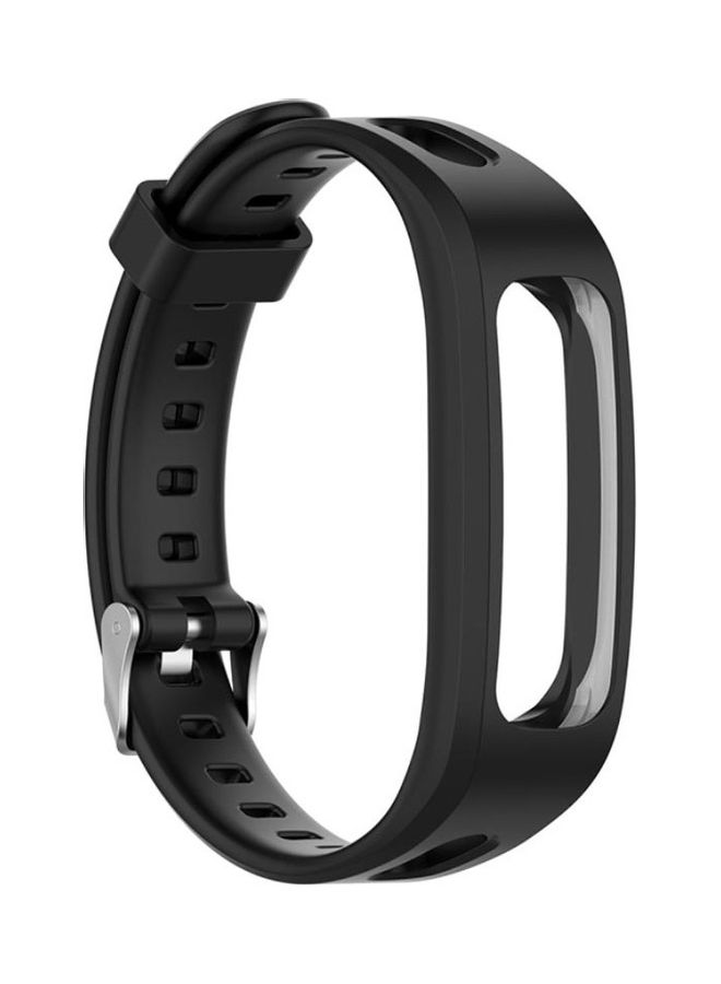 Generic - Huawei Band 3E Silicone Wristband Black - Image 1