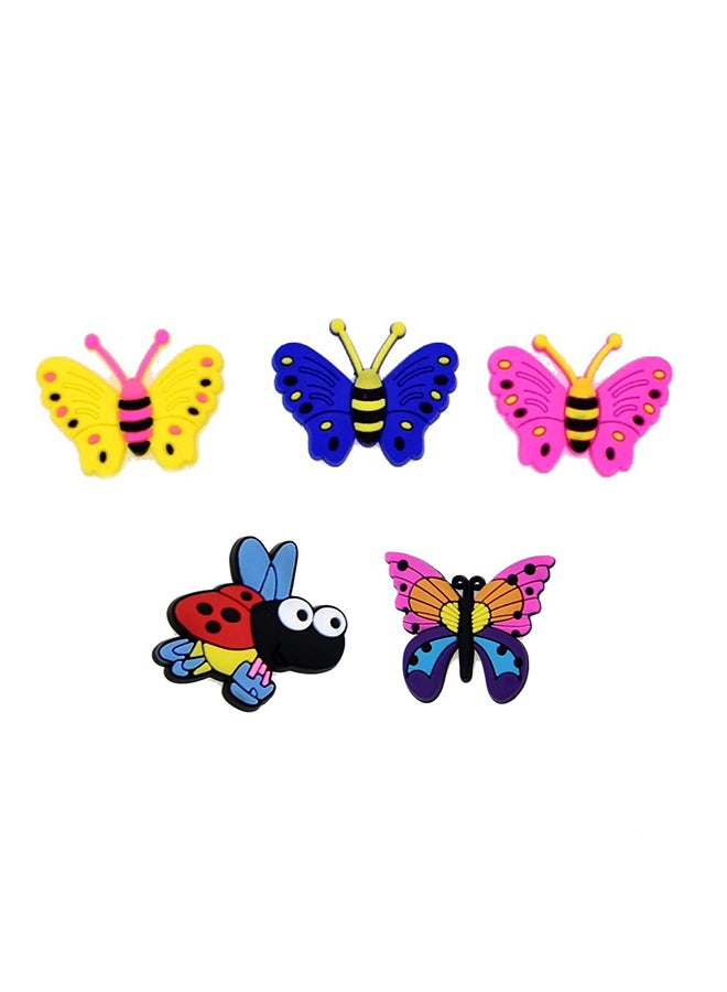 Pikkaboo 5-Piece Butterfly Rubber Wristband Set 18 x 0.2 x 5cm - Image 1