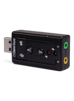BTMAX 7.1 Channel USB External Sound Card Audio Adapter Black  - Image 3