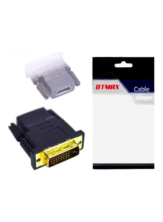 BTMAX DVI To HDMI Connector 4 CM Black - Image 2