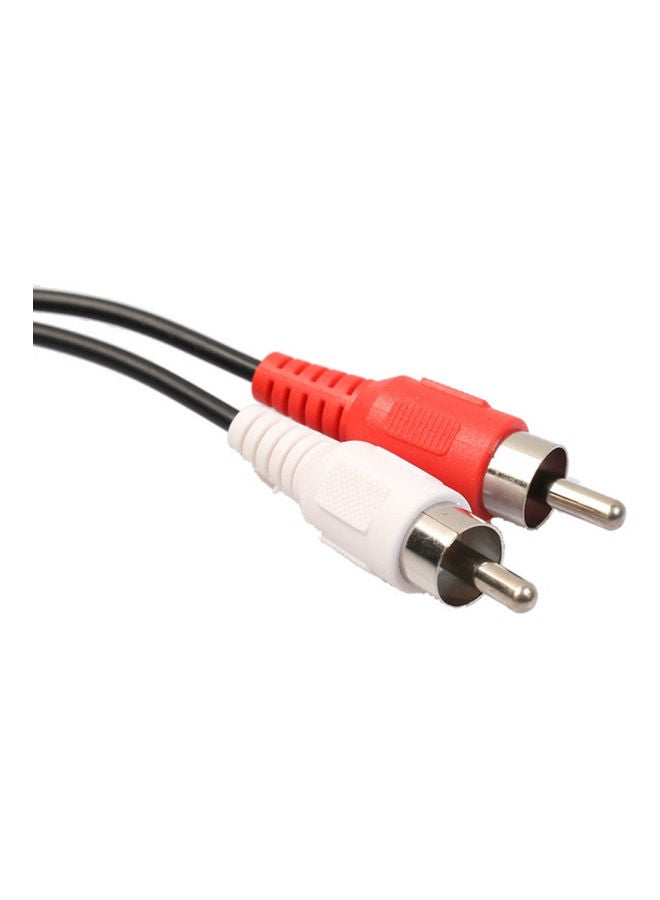 BTMAX 3.5mm Female To 2 RCA Male Stereo Adapter black - Image 3