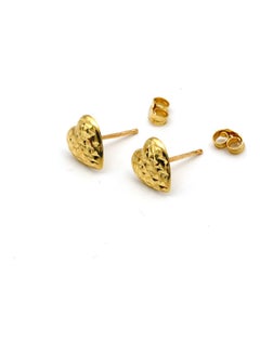 Gold Zone 18K Real Gold Small Heart Earring Set  - Image 3