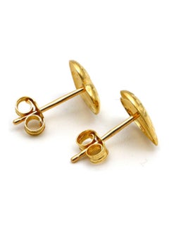Gold Zone 18K Real Gold Small Heart Earring Set  - Image 4