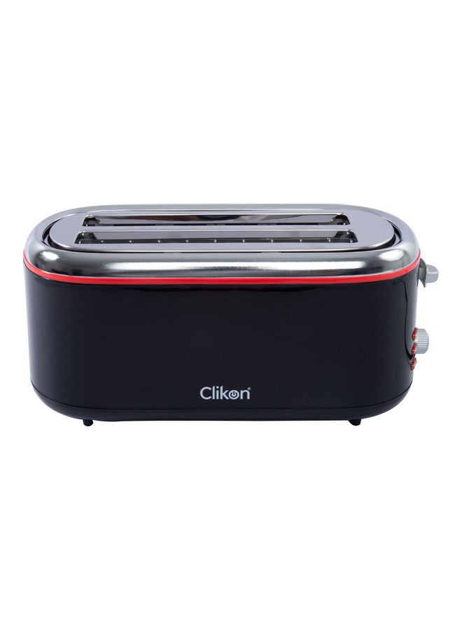 Clikon 4 Slice Bread Toaster 1300 W CK2432 Black - Image 2