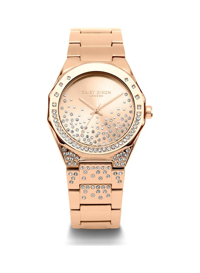 DAISY DIXON LONDON Women Watch Rose Gold Bracelet with Rose Gold Dial