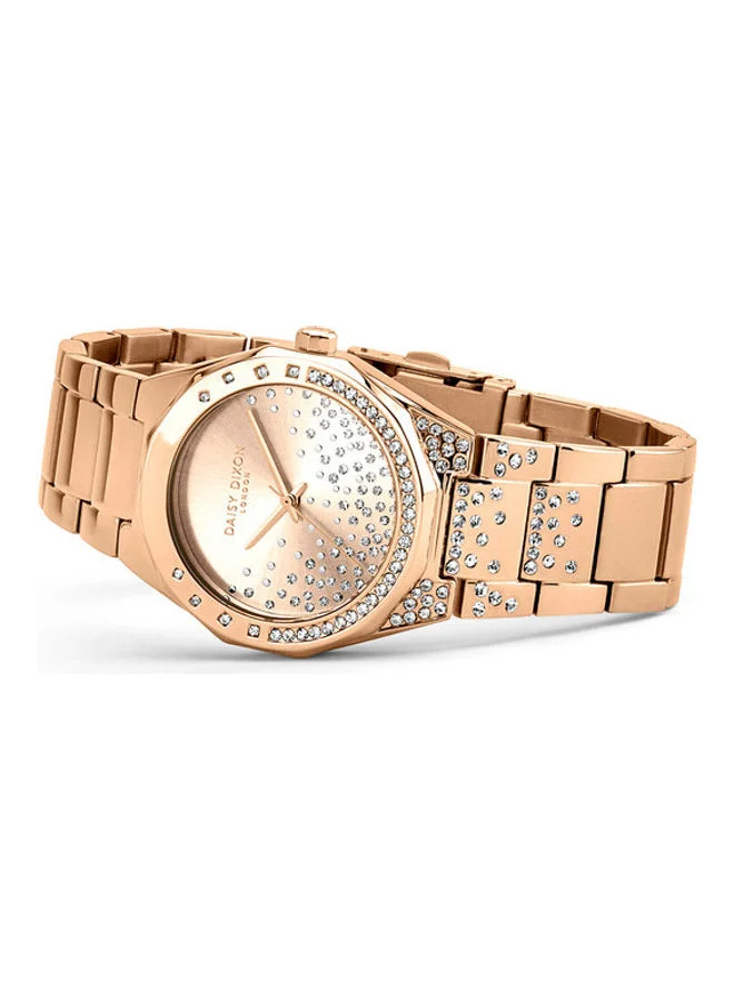 DAISY DIXON LONDON Women Watch Rose Gold Bracelet with Rose Gold Dial