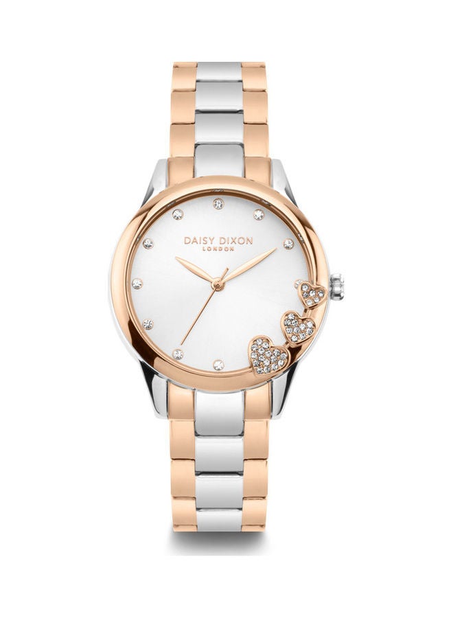 DAISY DIXON LONDON - Women's Silver And Gold Bracelet Watch With Mother Of Pearl Dial - 35 mm - Silver/Gold - Image 1