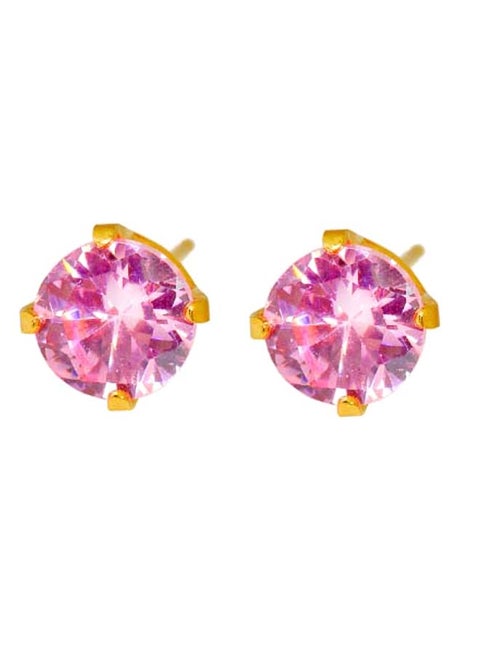 Fashionable Gp Cubic Zircon Studs