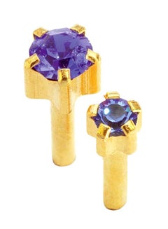 Caflon Sapphire Sept Gp Studs 