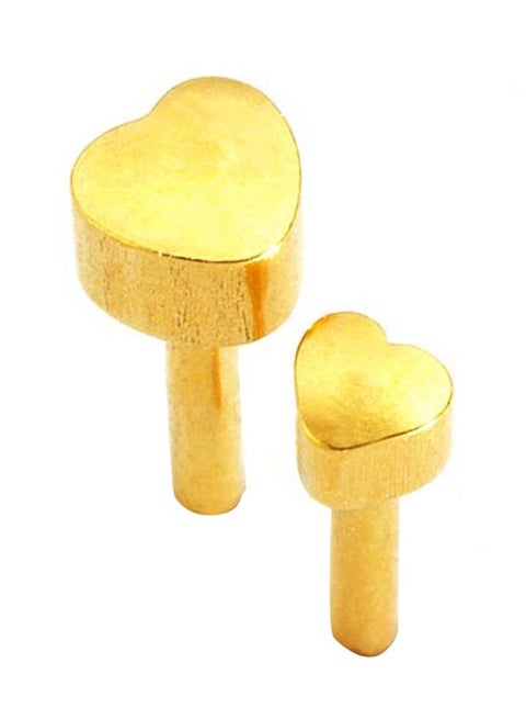 Mini Heart Shaped Gp Studs
