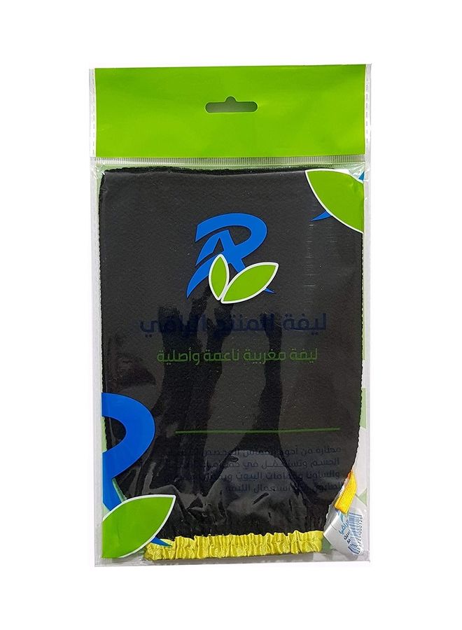 Moroccan Soft Loofah black 23x15cm - Image 2